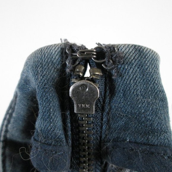 Free People Womens Slightly Faded Navy Blue Mini Skirt Size 4 Pre-owned - Picture 5 of 8